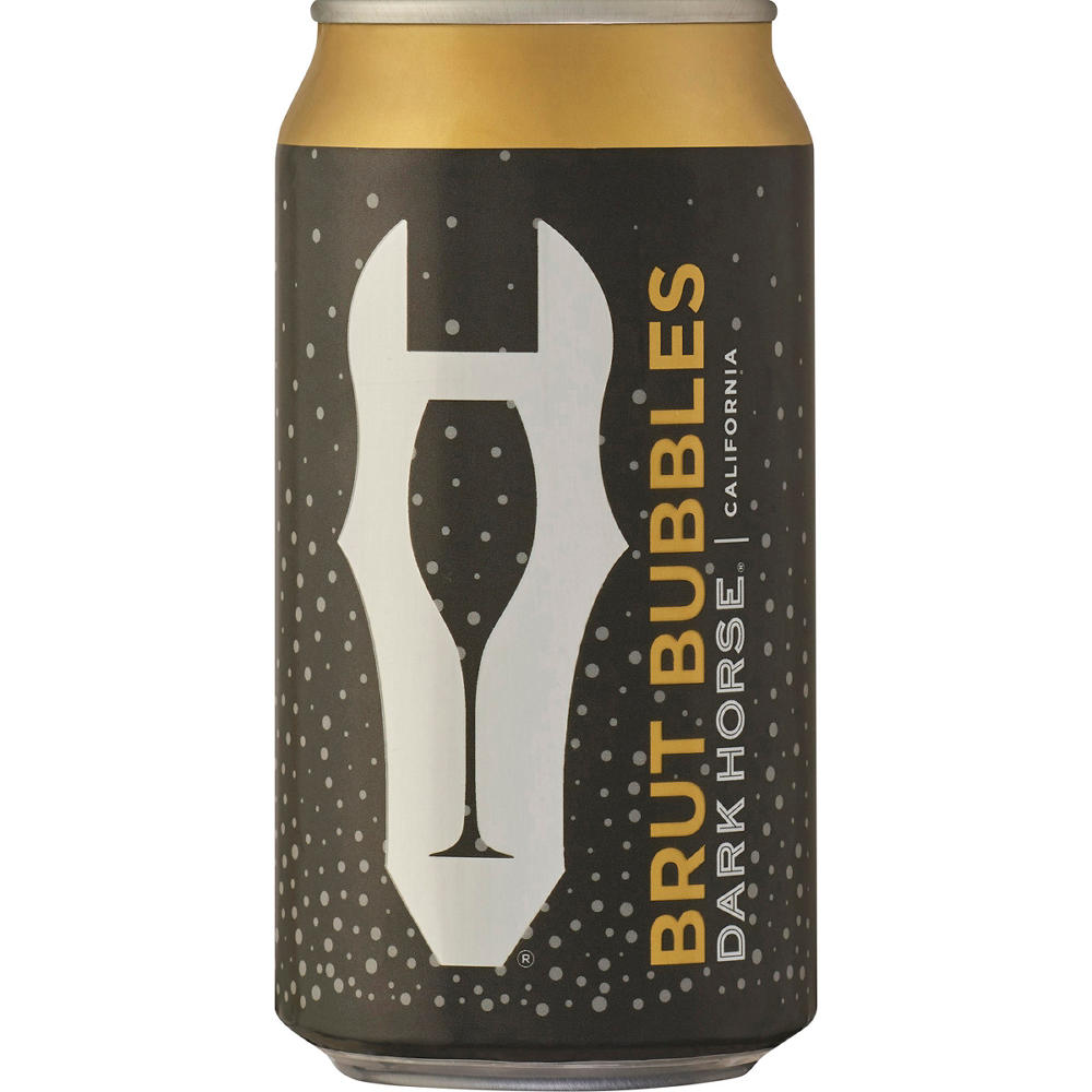 Dark Horse Sparkling Brut Wine Can, 375 mL