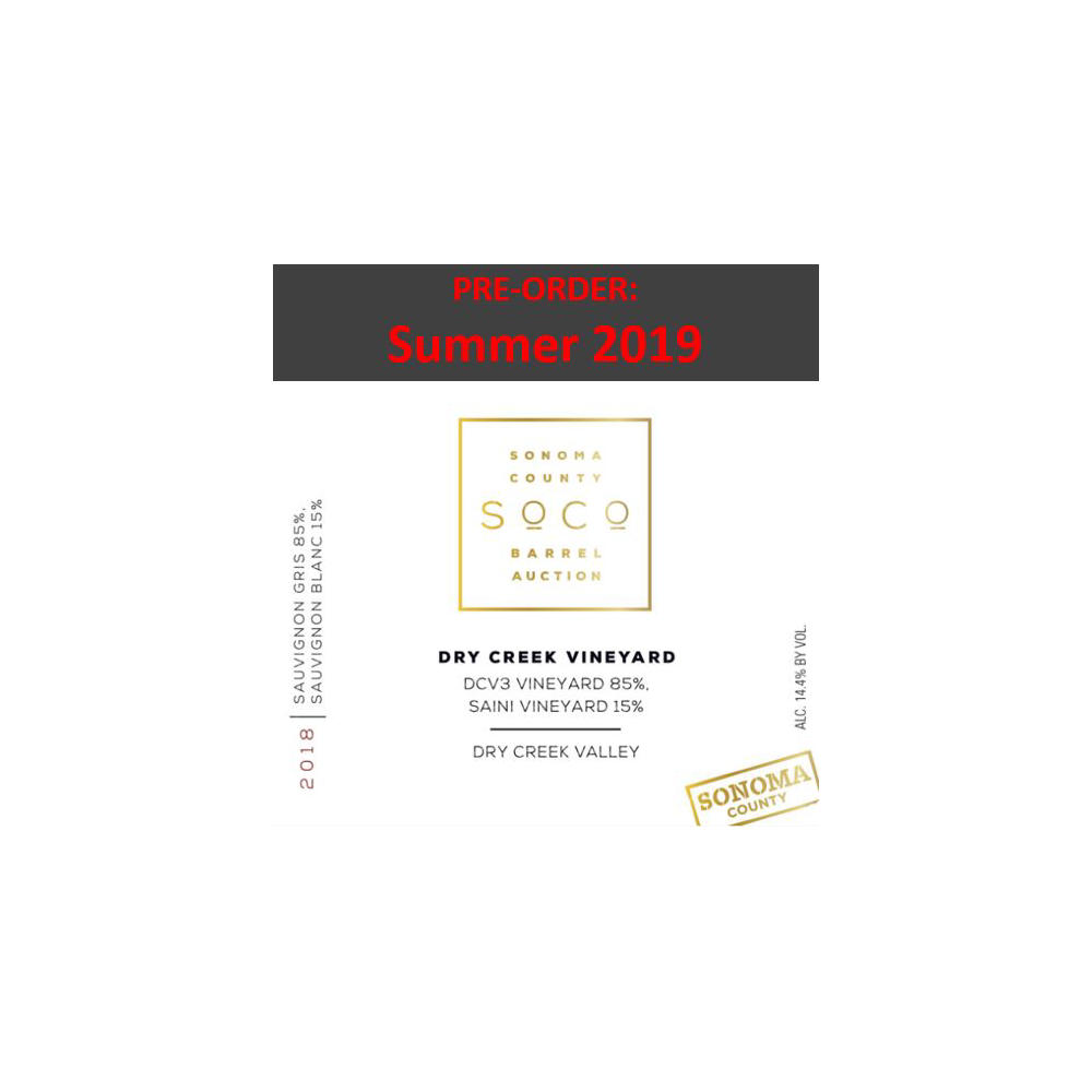 SOCO Dry Creek Vineyard 2018 Sensational Sauvignon Gris, 750 mL