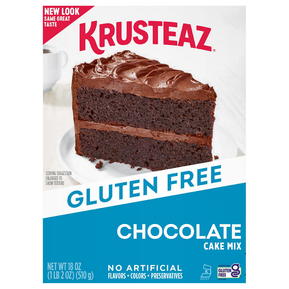 Krusteaz Gluten Free Chocolate Cake Mix, 18 oz