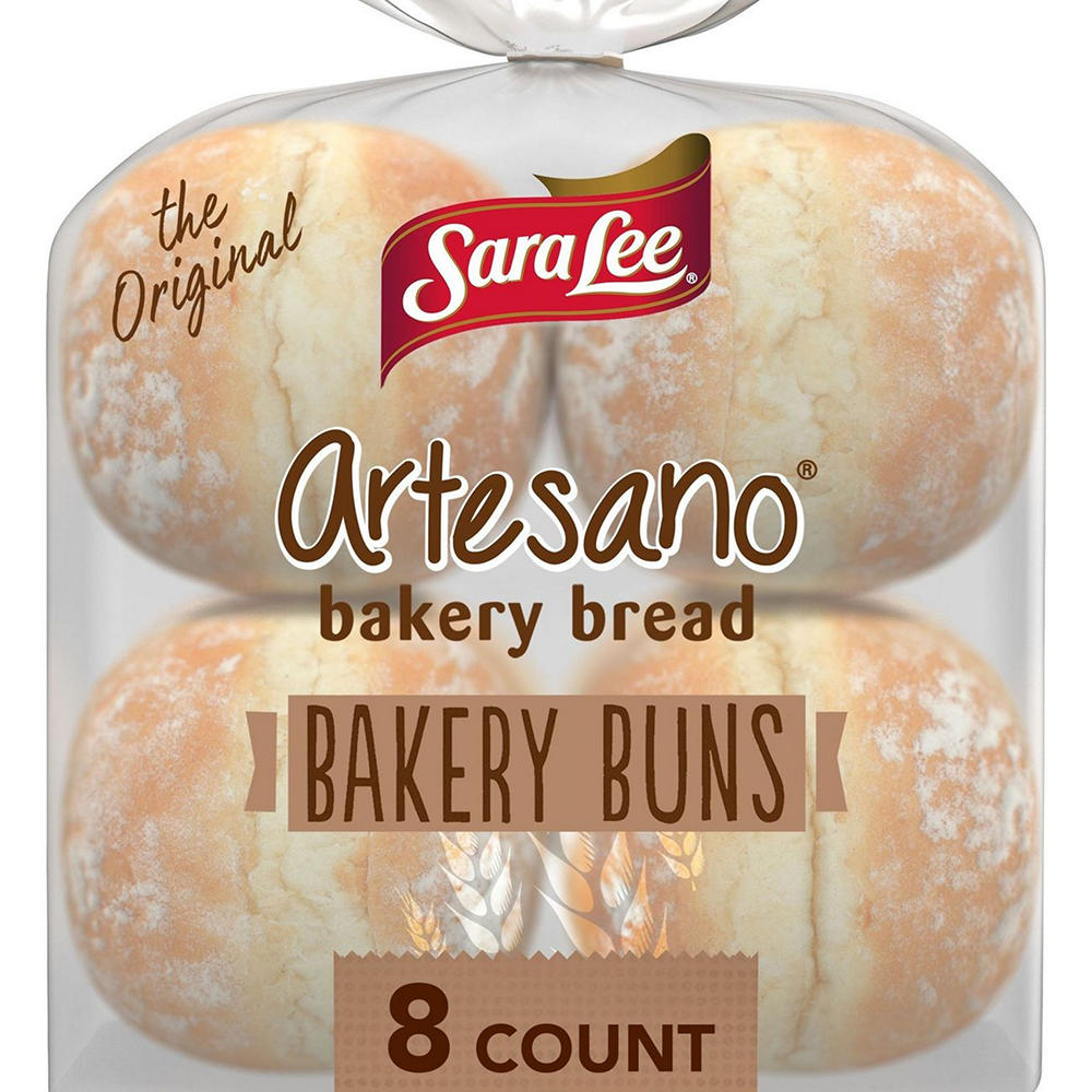 Sara Lee Artesano White Bakery Buns, 8 ct