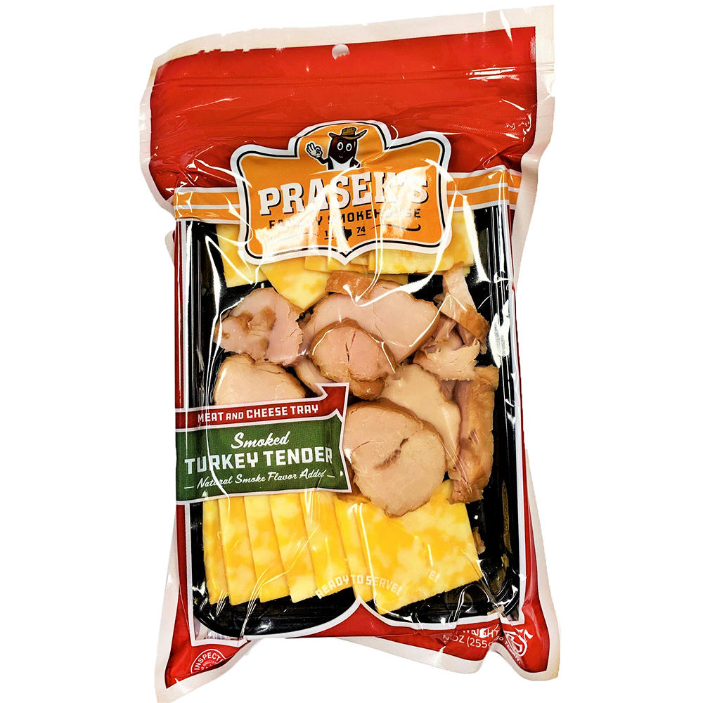 Prasek's Smoked Turkey Tenderloin & Cheese Tray, 9 oz