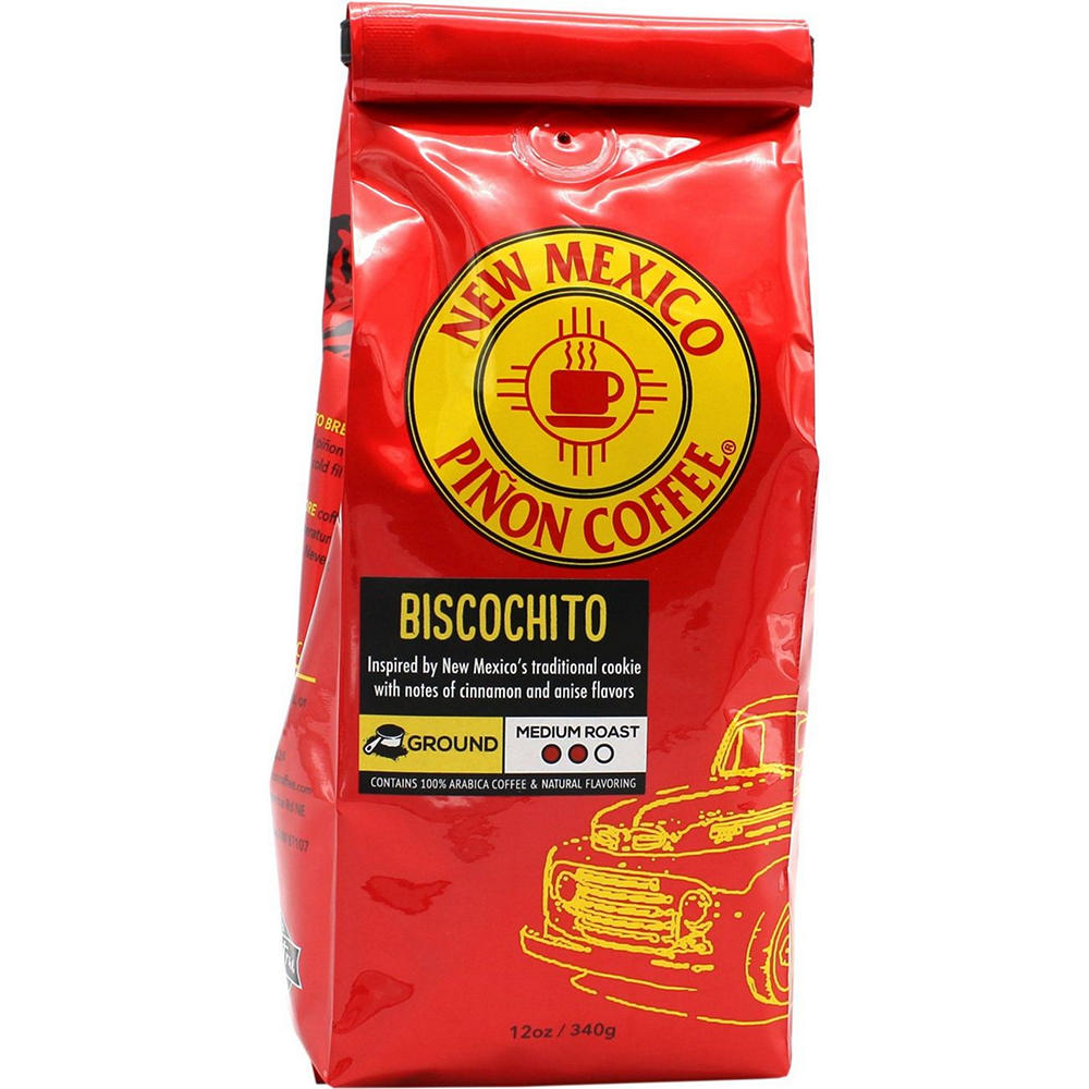 New Mexico Pinon Coffee Biscochito Medium Roast Ground Coffee, 12 oz
