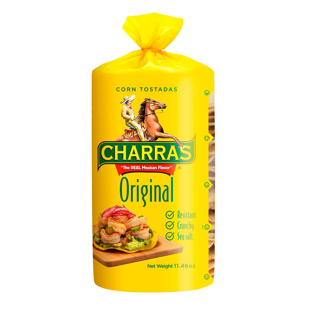 Charras Original Yellow Tostados, 11.46 oz