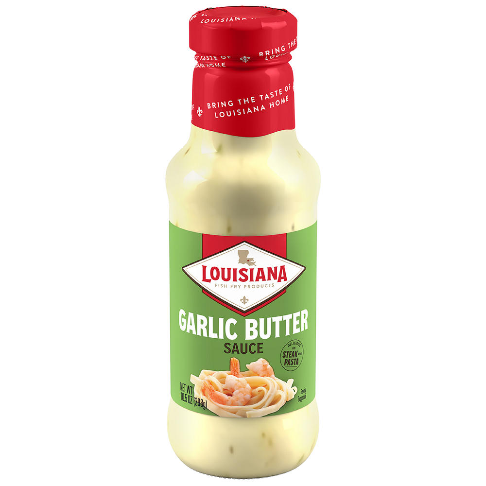 Louisiana Fish Fry Products Garlic Butter Sauce, 10.5 oz