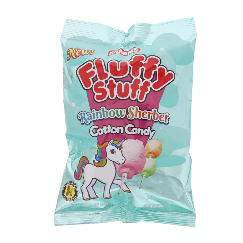 Charms Fluffy Stuff Unicorn Cotton Candy, 2.1 oz