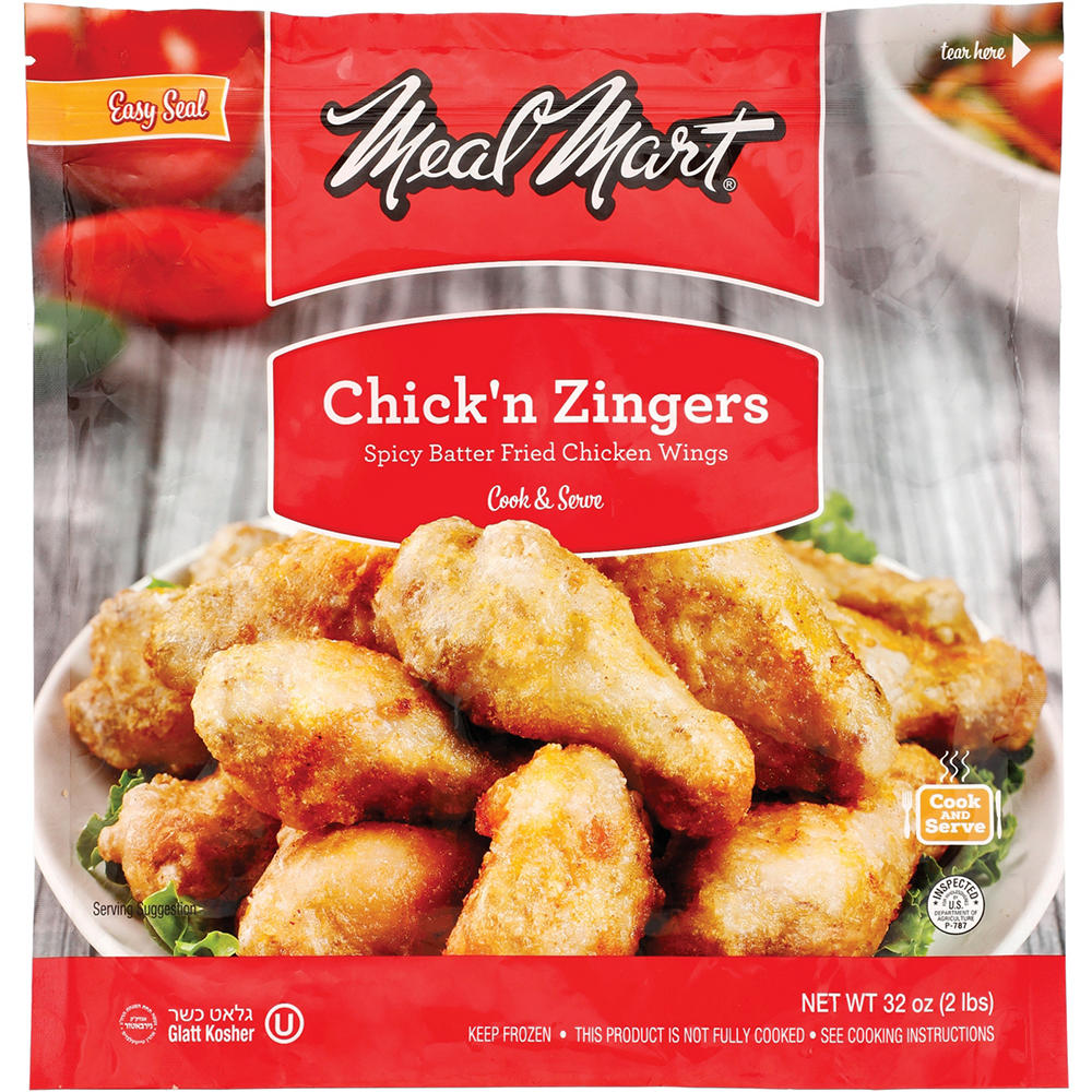 Meal Mart Chick’n Zingers, Kosher, 32 oz
