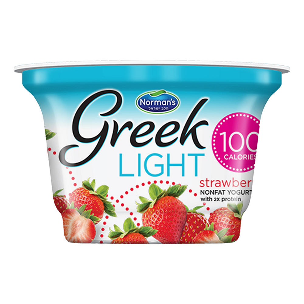 Norman's Light Strawberry Greek Yogurt, 5.3 oz