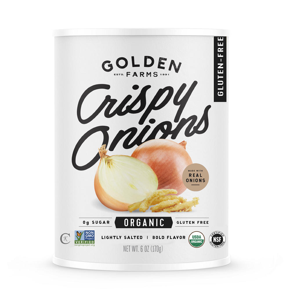 Golden Farms Organic Crispy Onions, 6 oz