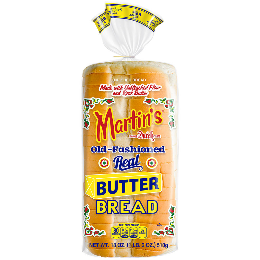 Martin's Old-Fashioned Butter Sliced Bread, 18 oz