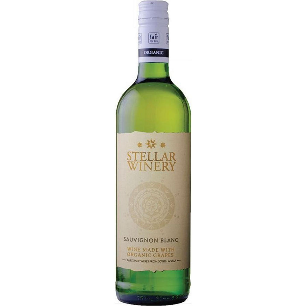 Stellar Organics Organic Sauvignon Blanc South Africa White Wine, 750 mL