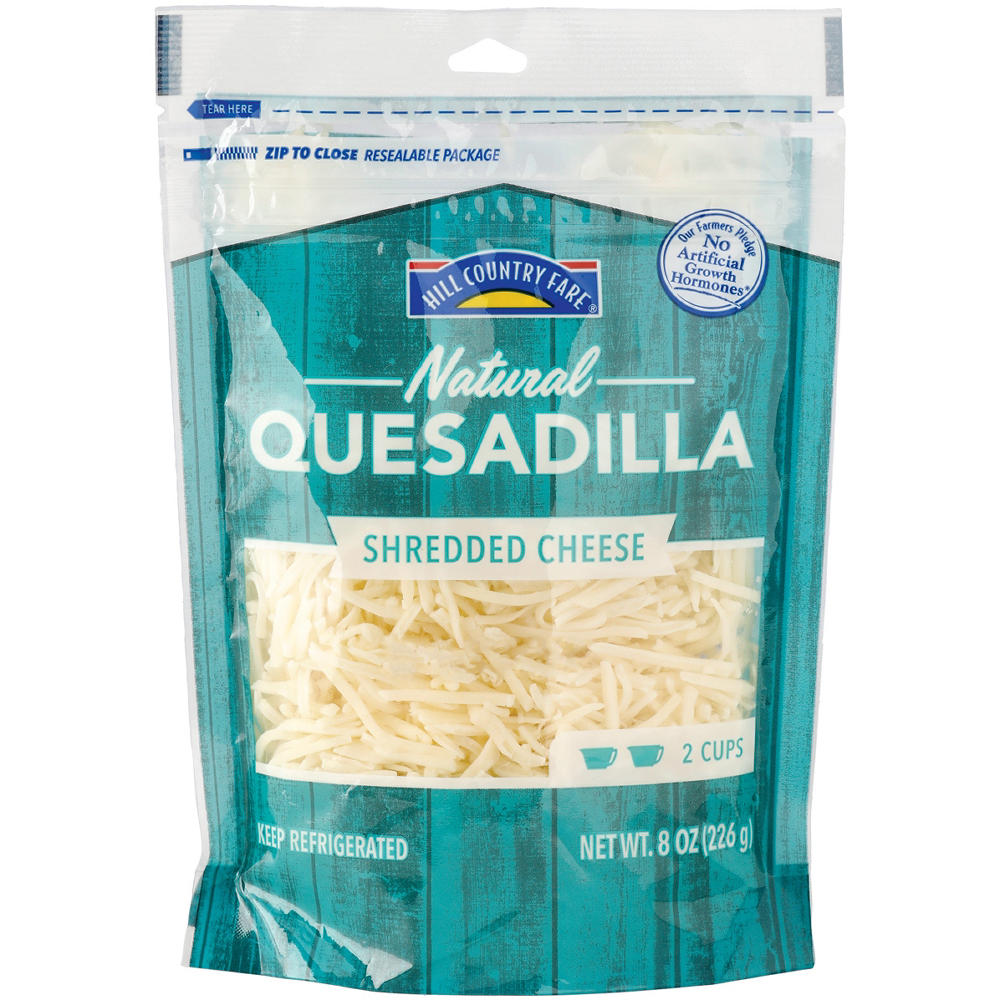 Hill Country Fare Queso Quesadilla Shredded Cheese, 8 oz