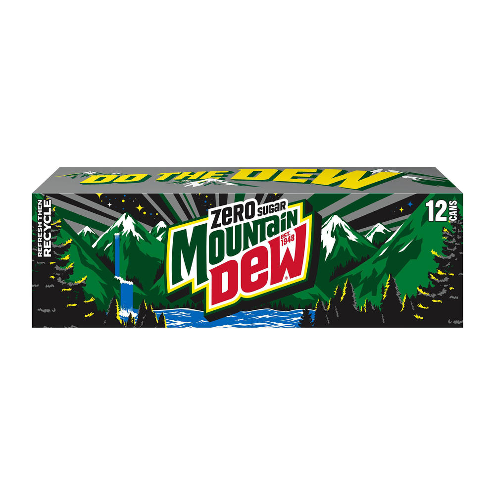 Mountain Dew Zero Sugar Citrus Soda12 pk Cans, 12 oz