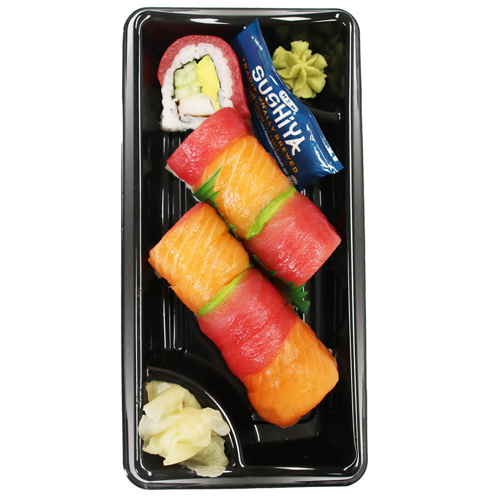 H-E-B Sushiya Rainbow Sushi Roll - Kosher, 10 pc