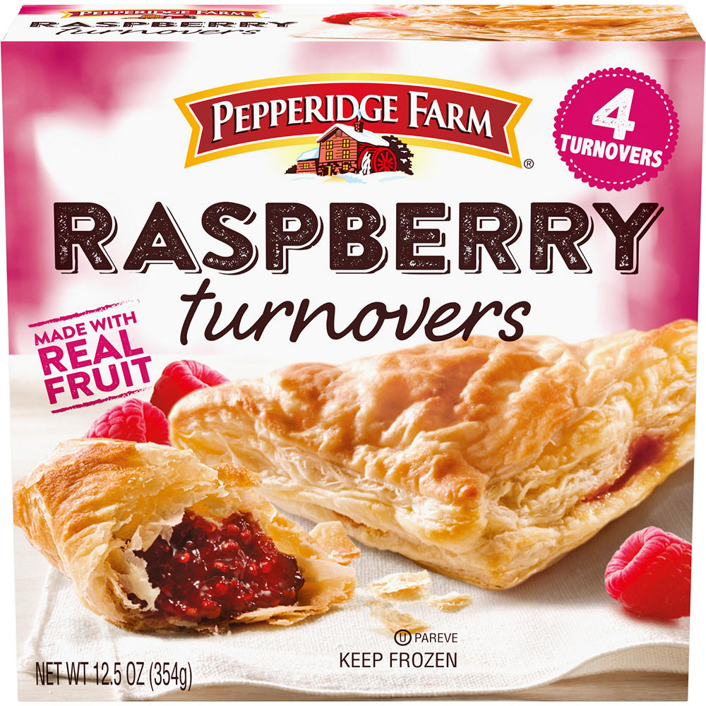 Pepperidge Farm Frozen Raspberry Turnovers, 4 ct