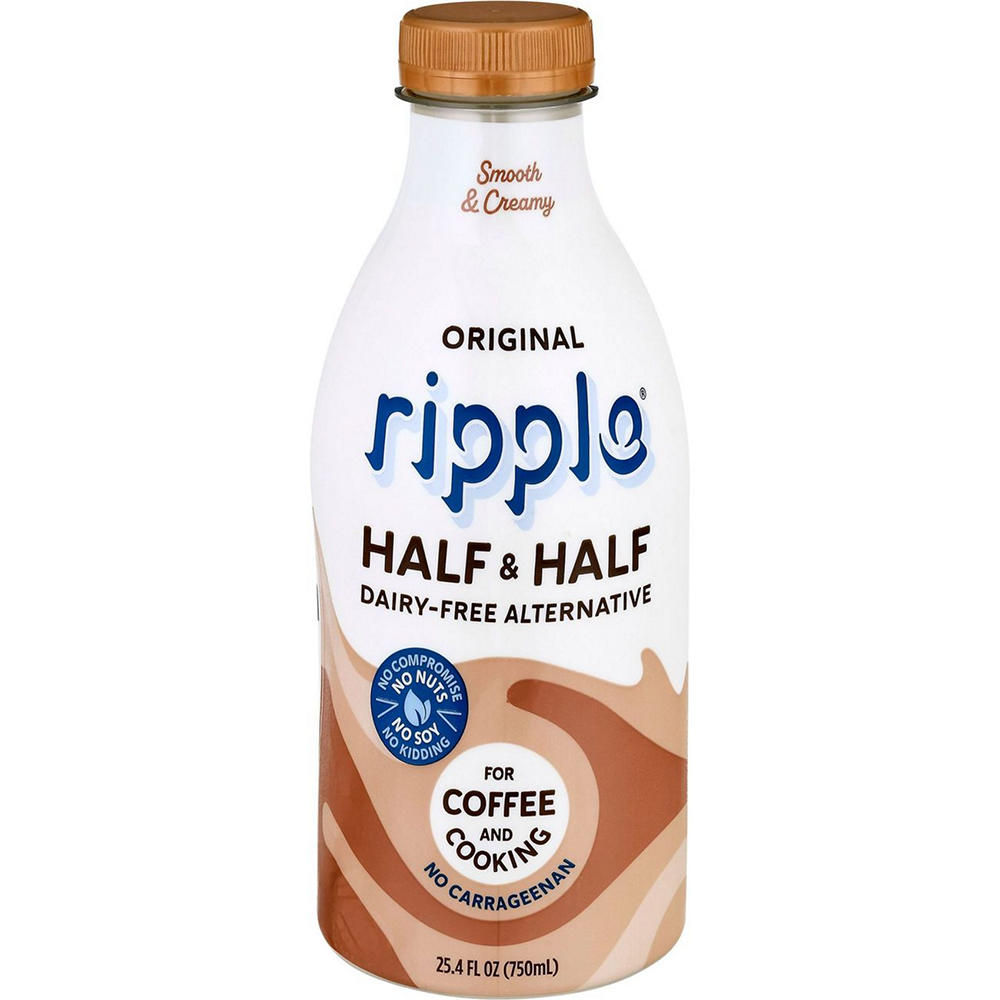 Ripple Plant-Based Half & Half - Original , 25.4 oz