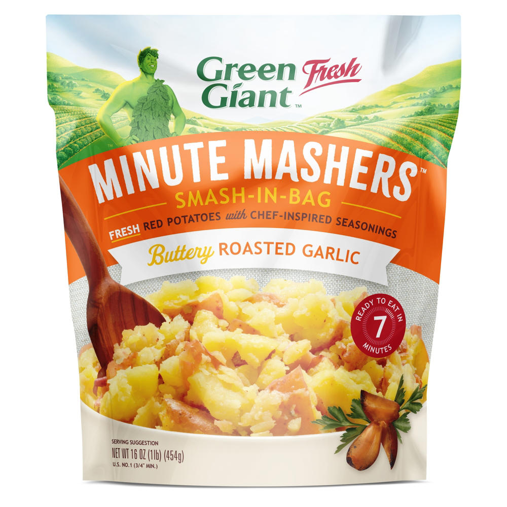 Green Giant Fresh Minute Mashers - Buttery Roasted Garlic, 1 lb