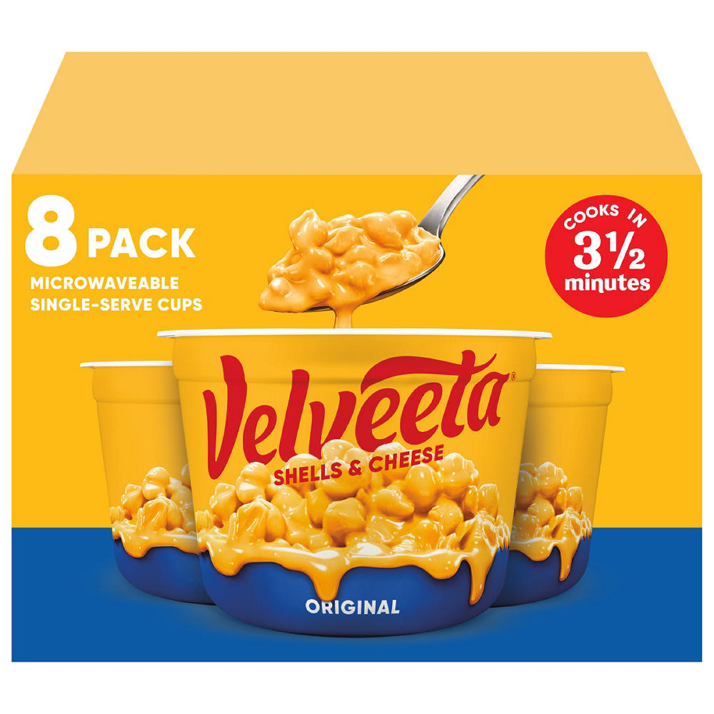 Velveeta Original Shells & Cheese Cups, 8 ct