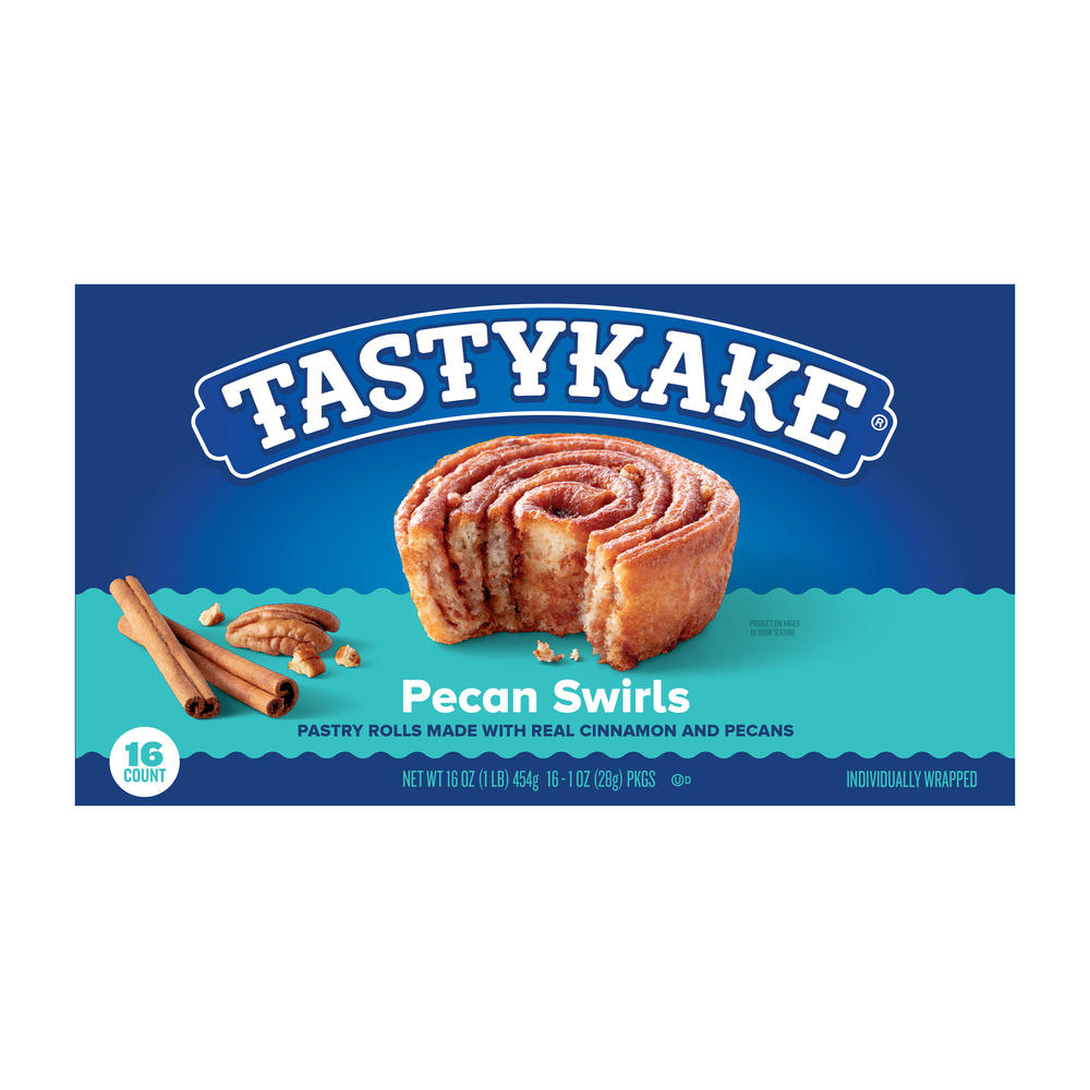 Tastykake Pecan Swirls Family Pack, 16 ct