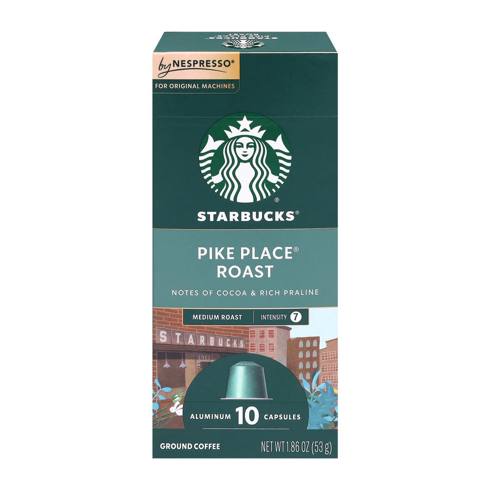 Starbucks Pike Place Roast Nespresso Capsules, 10 ct