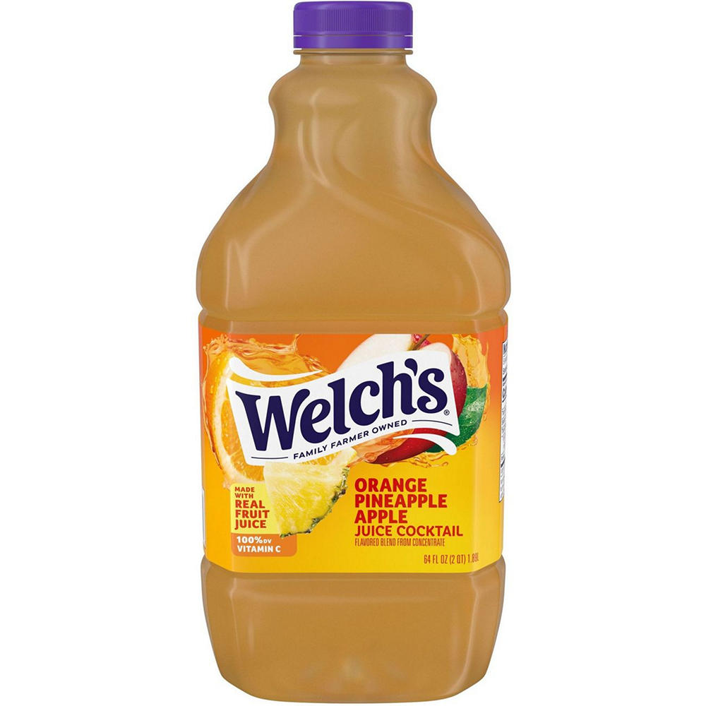 Welch's Orange Pineapple Apple Juice Cocktail, 64 oz