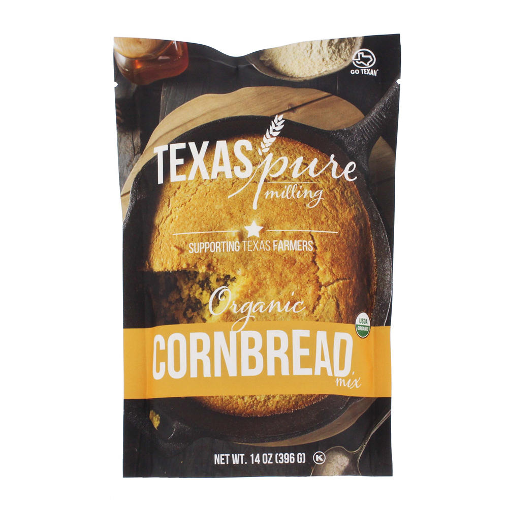 Texas Pure Milling Organic Cornbread Mix, 14 oz