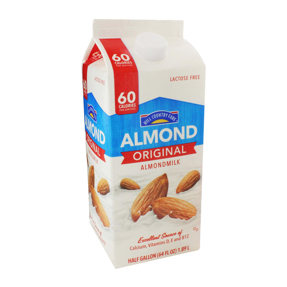 Hill Country Fare Original Almond Milk, 1/2 gal
