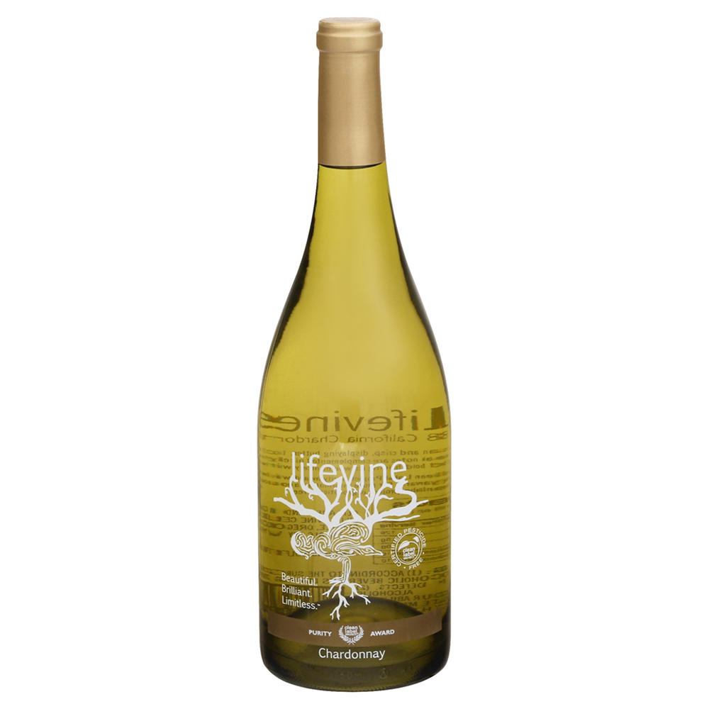 Lifevine Organic Chardonnay California White Wine, 750 mL