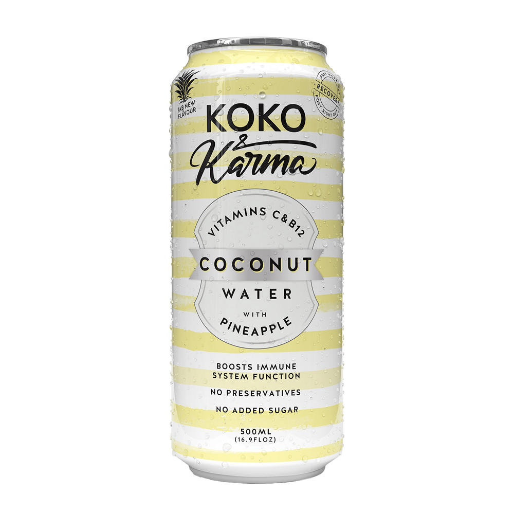 Koko & Karma Vitamin C & Pineapple Coconut Water, 16.9 oz