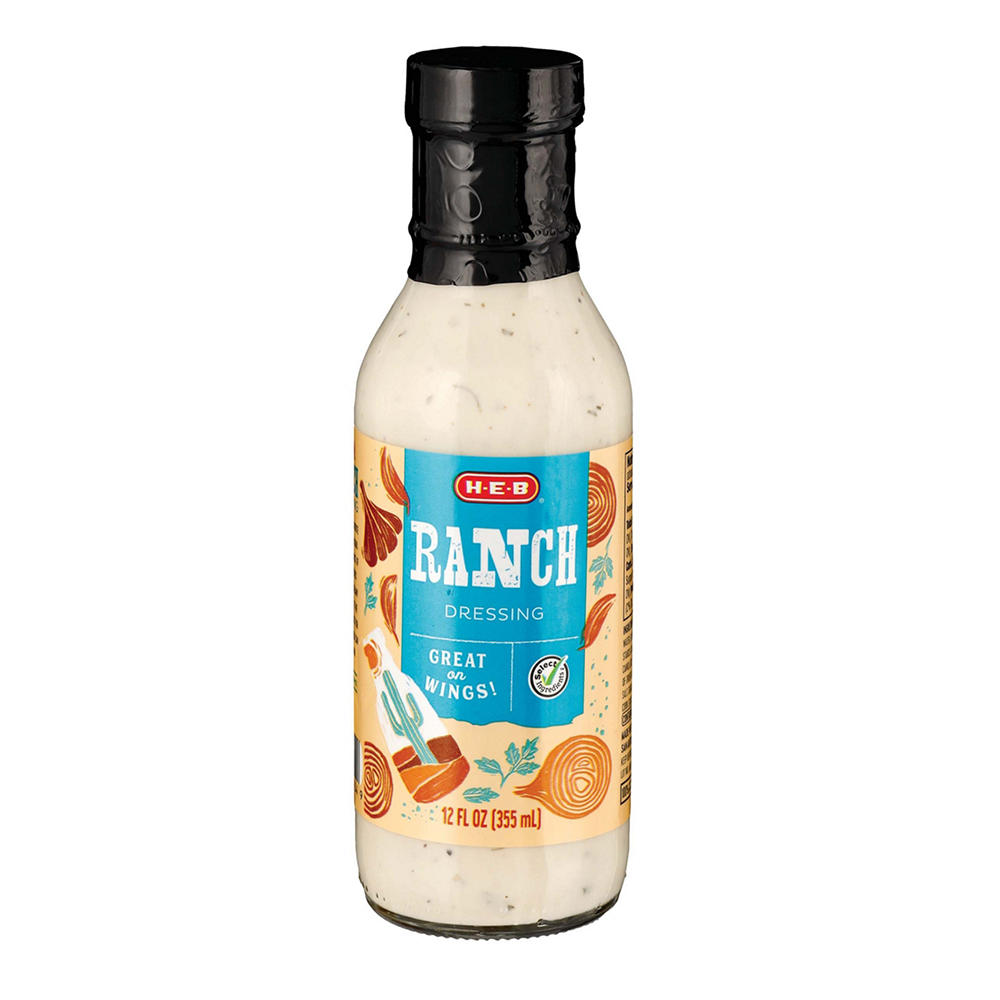 H-E-B Ranch Dressing (Sold Cold), 12 fl oz