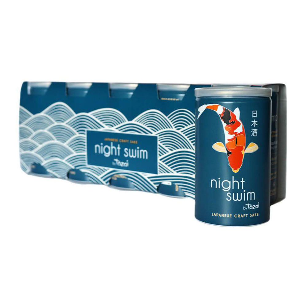 Tozai Night Swim Sake 180 mL Cans, 5 pk