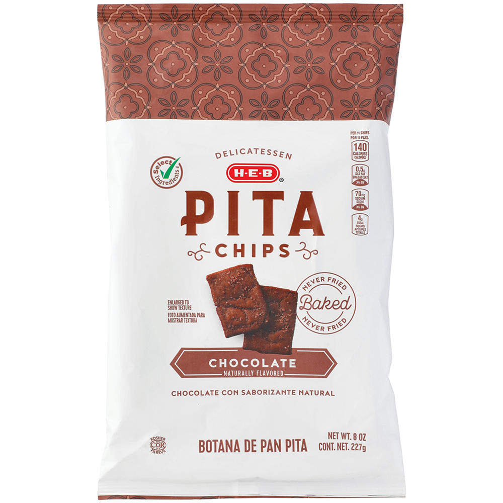 H-E-B Chocolate Pita Chips, 8 oz