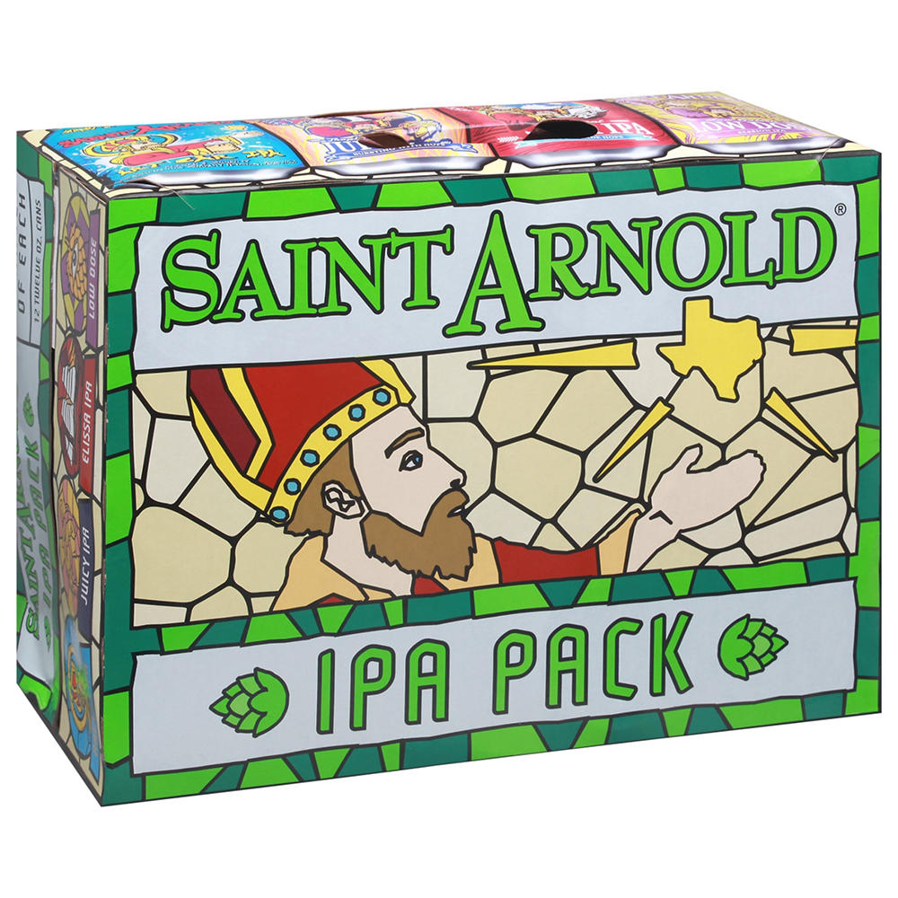 Saint Arnold IPA Variety Craft Beer 12 pk Cans, 12 oz