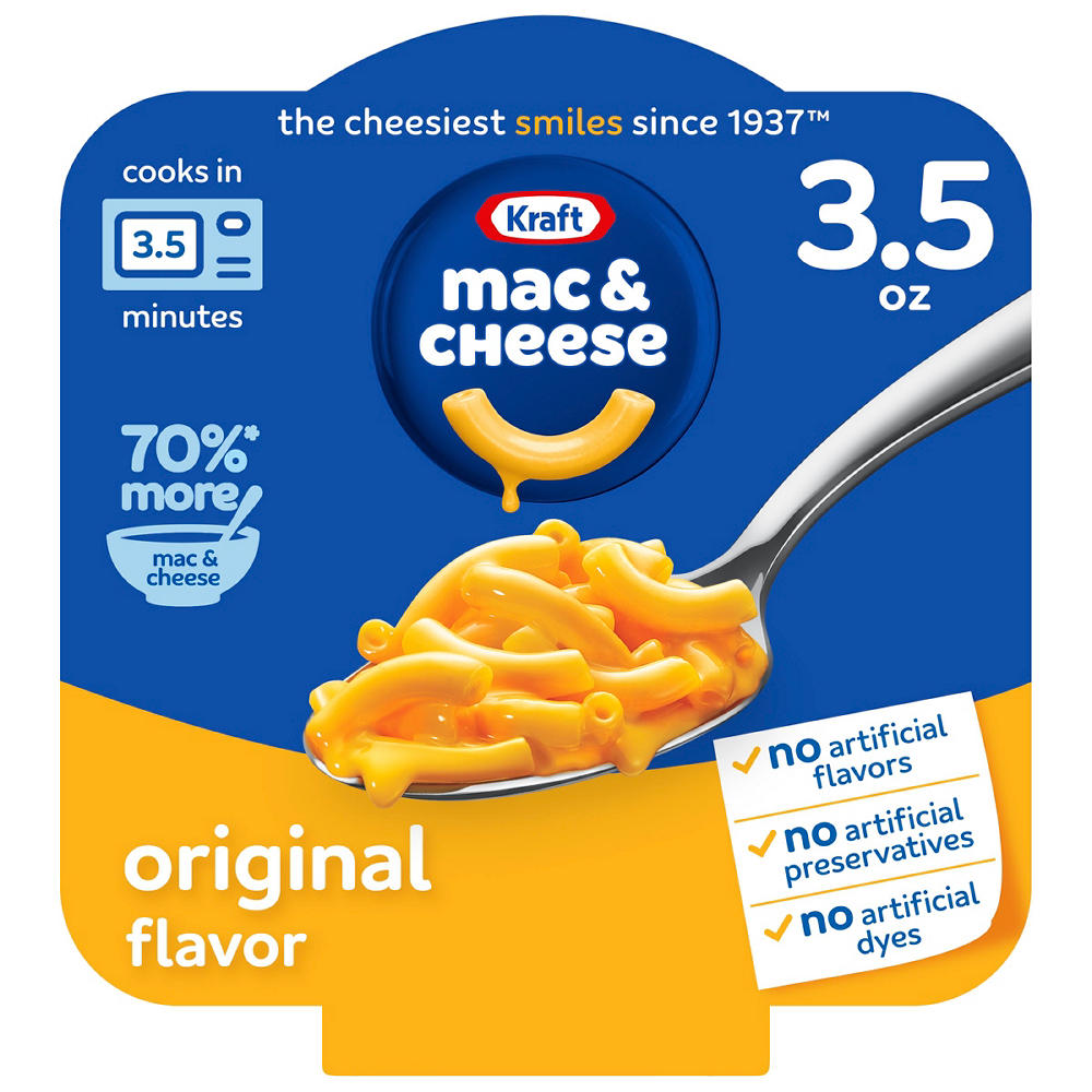 Kraft Original Big Bowl Macaroni & Cheese, 3.5 oz