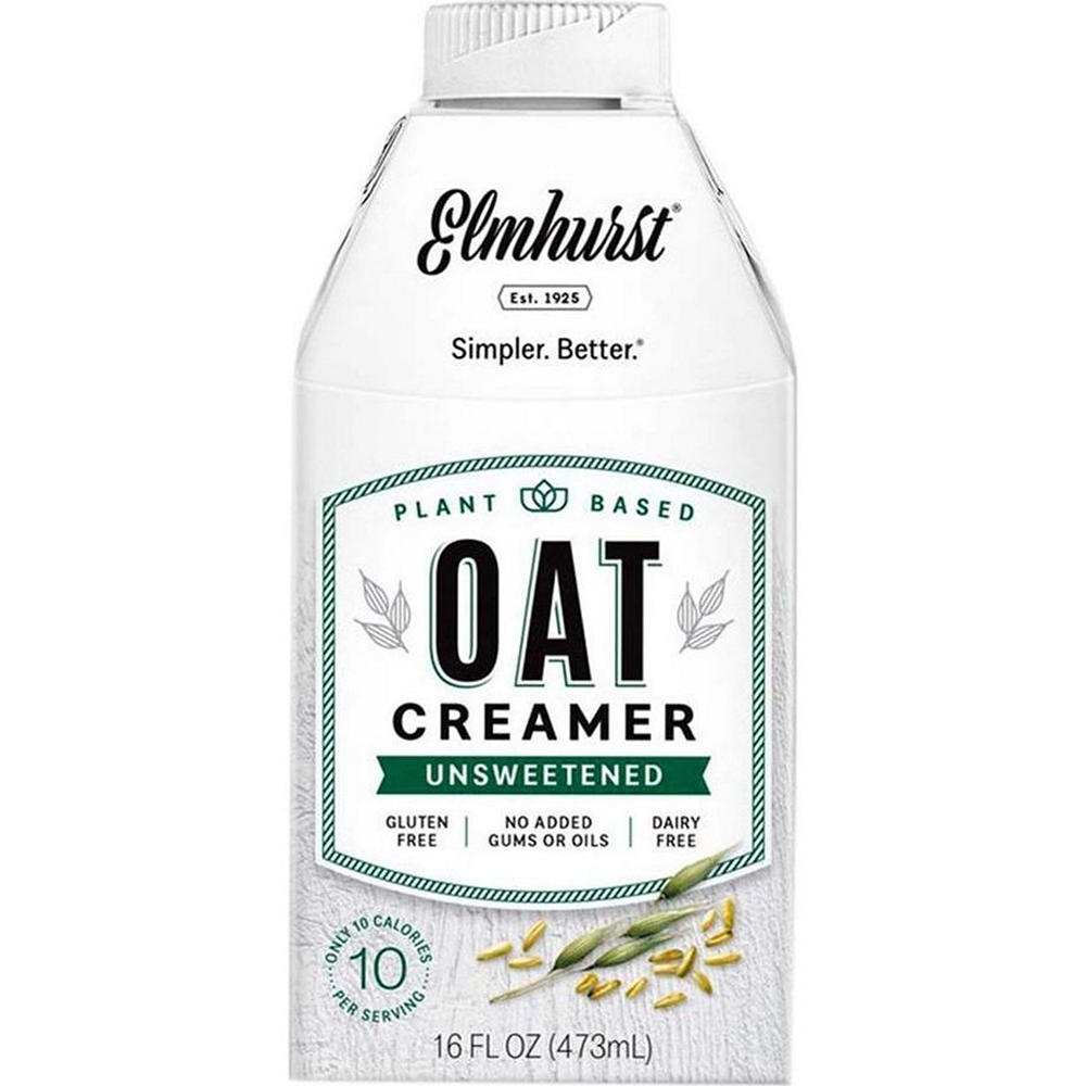 Elmhurst Plant Based Oat Creamer - Unsweetened, 16 oz