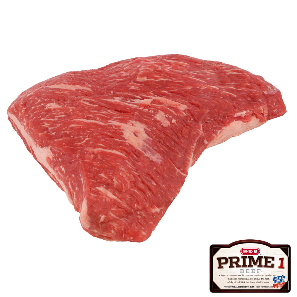 H-E-B Prime 1 Beef Boneless Sirloin Tri-Tip Roast, Avg. 2.4 lbs
