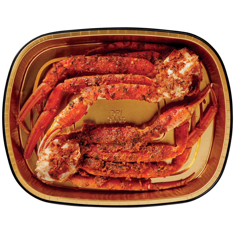 Bayou Boil House by H-E-B Cooked Snow Crab Leg Clusters - Creole Seasoned, Avg. 0.9 lb