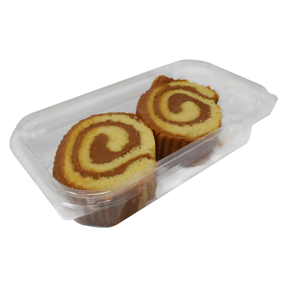 H-E-B Bakery Cajeta Cake Roll Slices, 2 ct