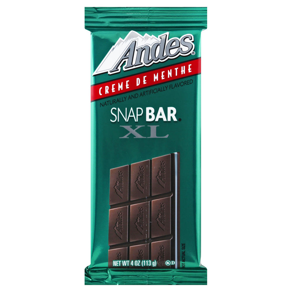 Andes Creme de Menthe Snap Bar XL, 4 oz