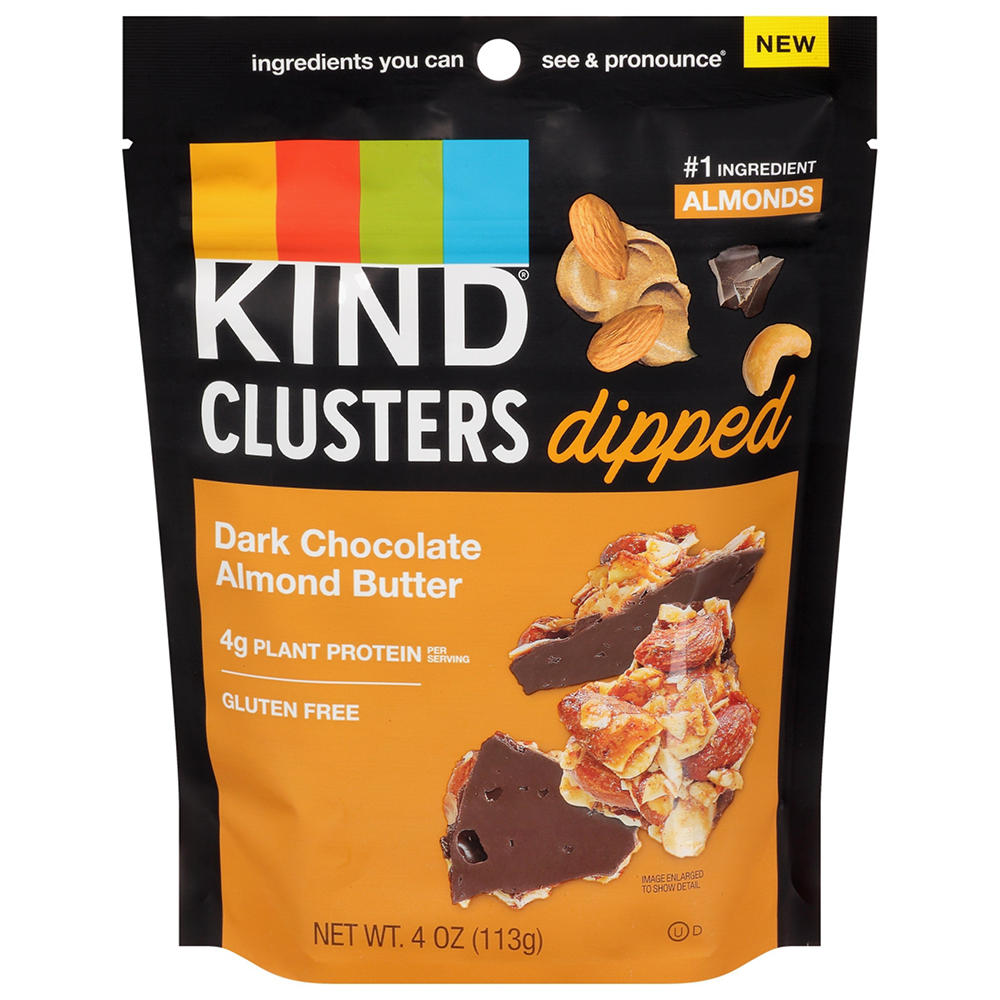 Kind Dark Chocolate Almond Butter Clusters , 4 oz