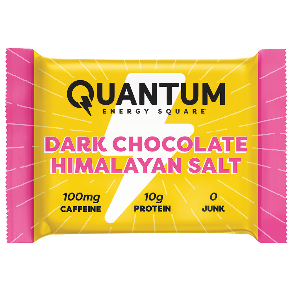 Quantum Energy Square - Dark Chocolate Pink Himalayan Salt, 1.69 oz
