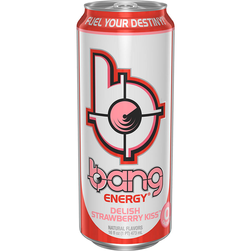 Bang Energy Delish Strawberry Kiss, 16 oz