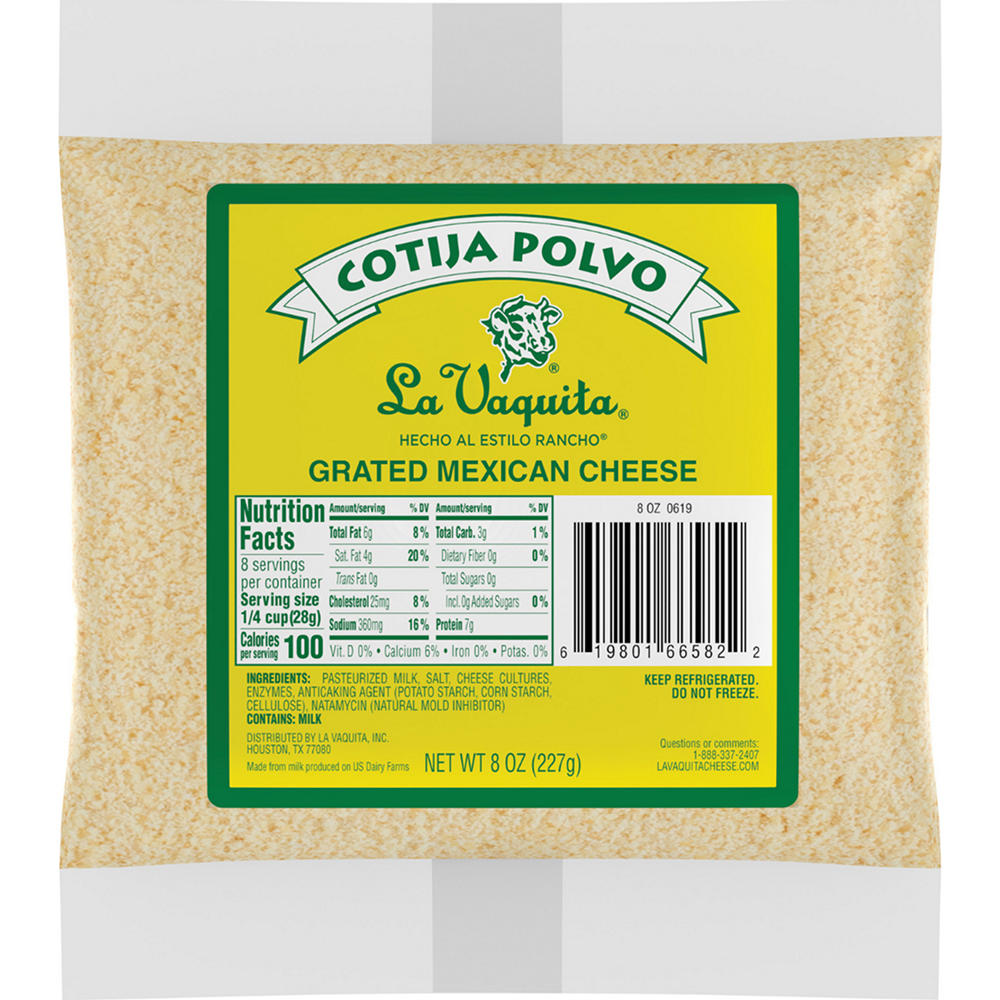 La Vaquita Cotija Polvo, 8 oz