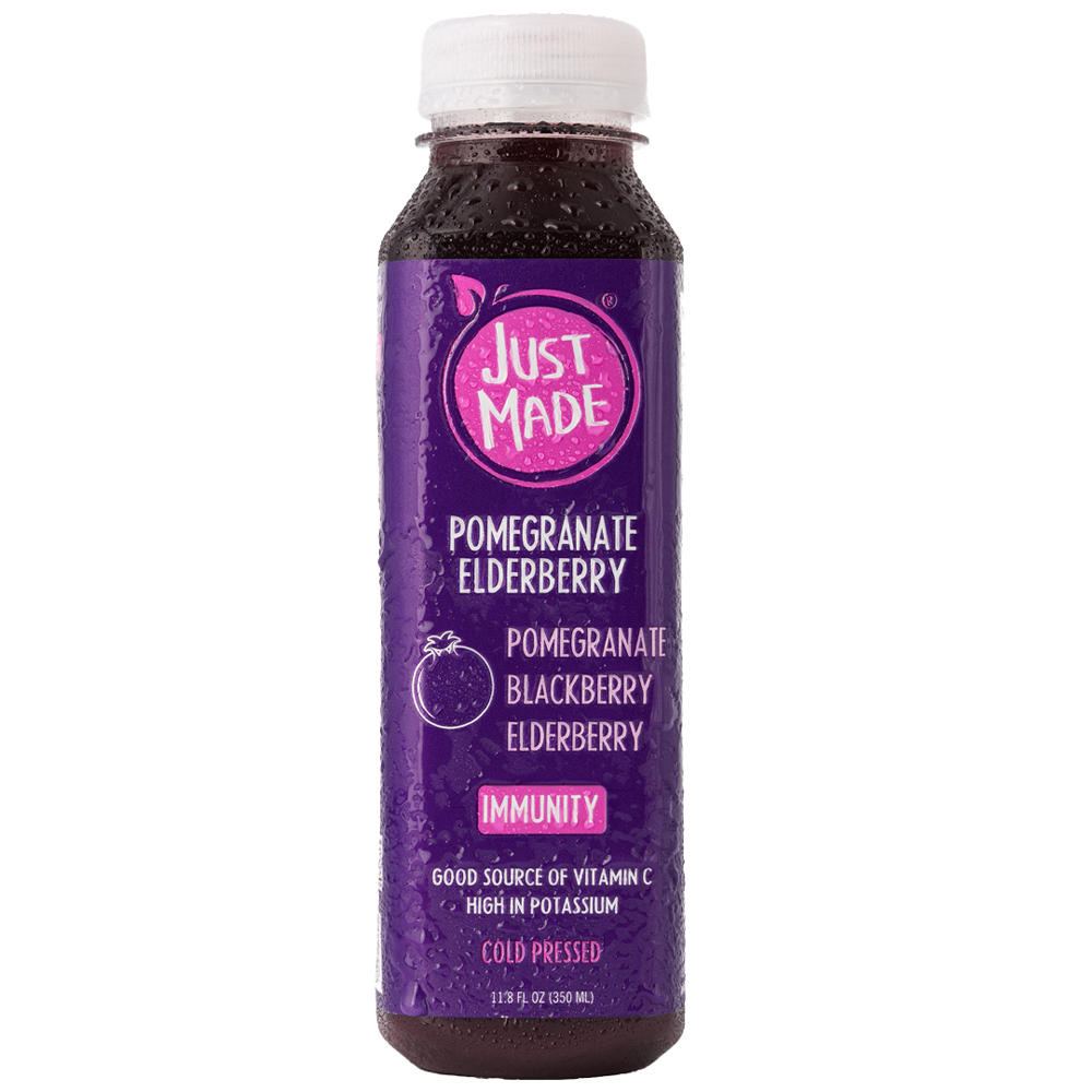 Just Made Pomegranate Elderberry Immunity Cold-Pressed Juice, 11.8 oz