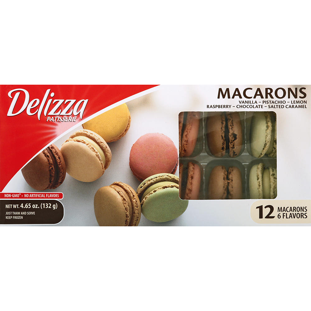 Delizza Assorted Macarons, 12 ct