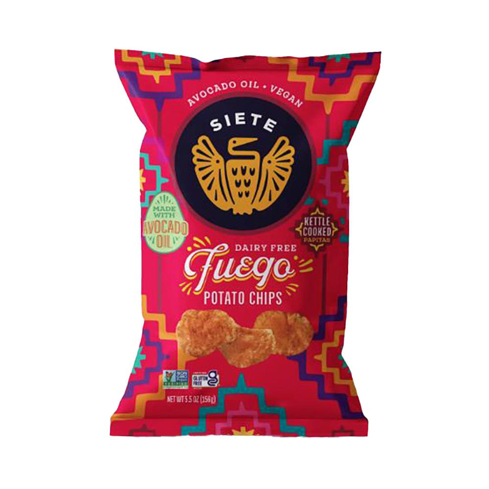 Siete Fuego Kettle Cooked Potato Chips, 5.5 oz