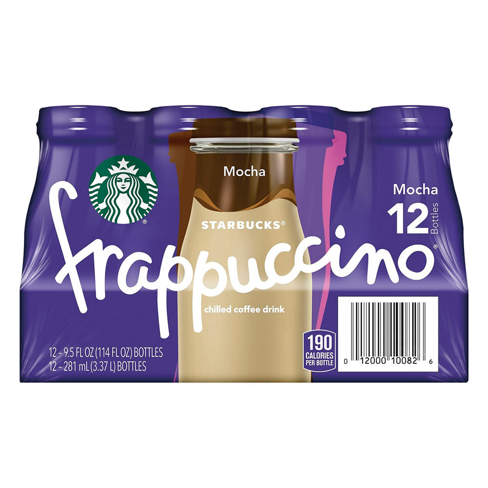 Starbucks Mocha Frappuccino Coffee Drink 12 pk Bottles, 9.5 oz