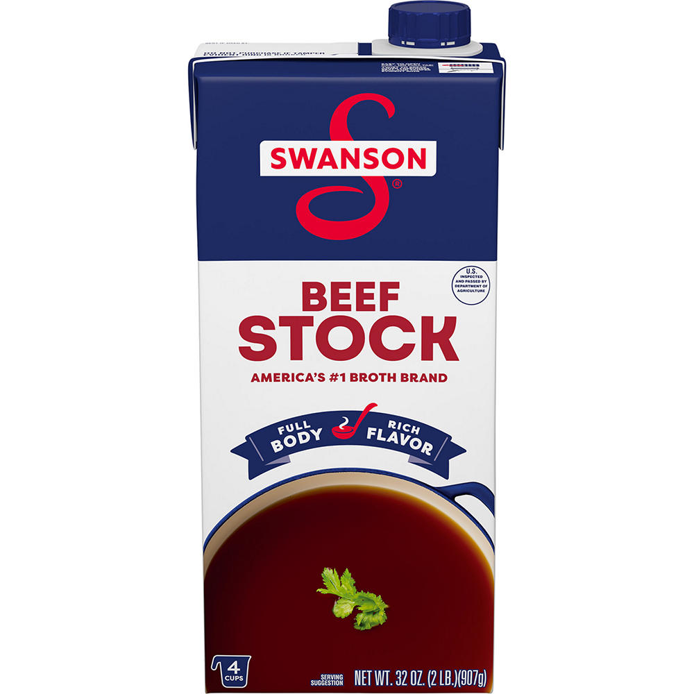 Swanson 100% Natural Beef Stock, 32 oz