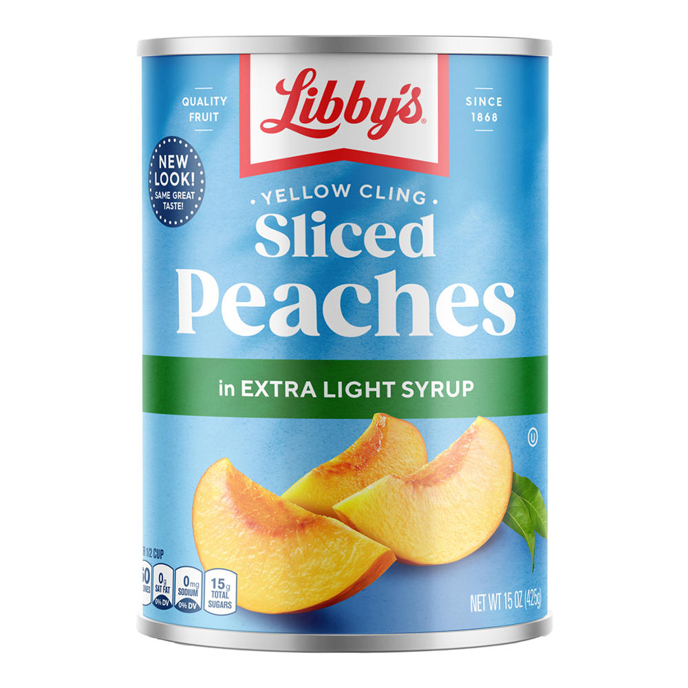 Libby's Yellow Cling Sliced Peaches in Extra Light Syrup, 15 oz