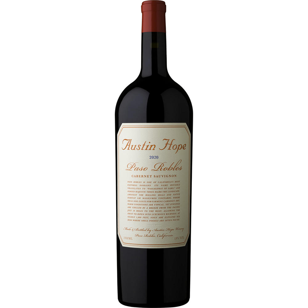 Austin Hope Paso Robles Cabernet Sauvignon California Red Wine, 1.5 L