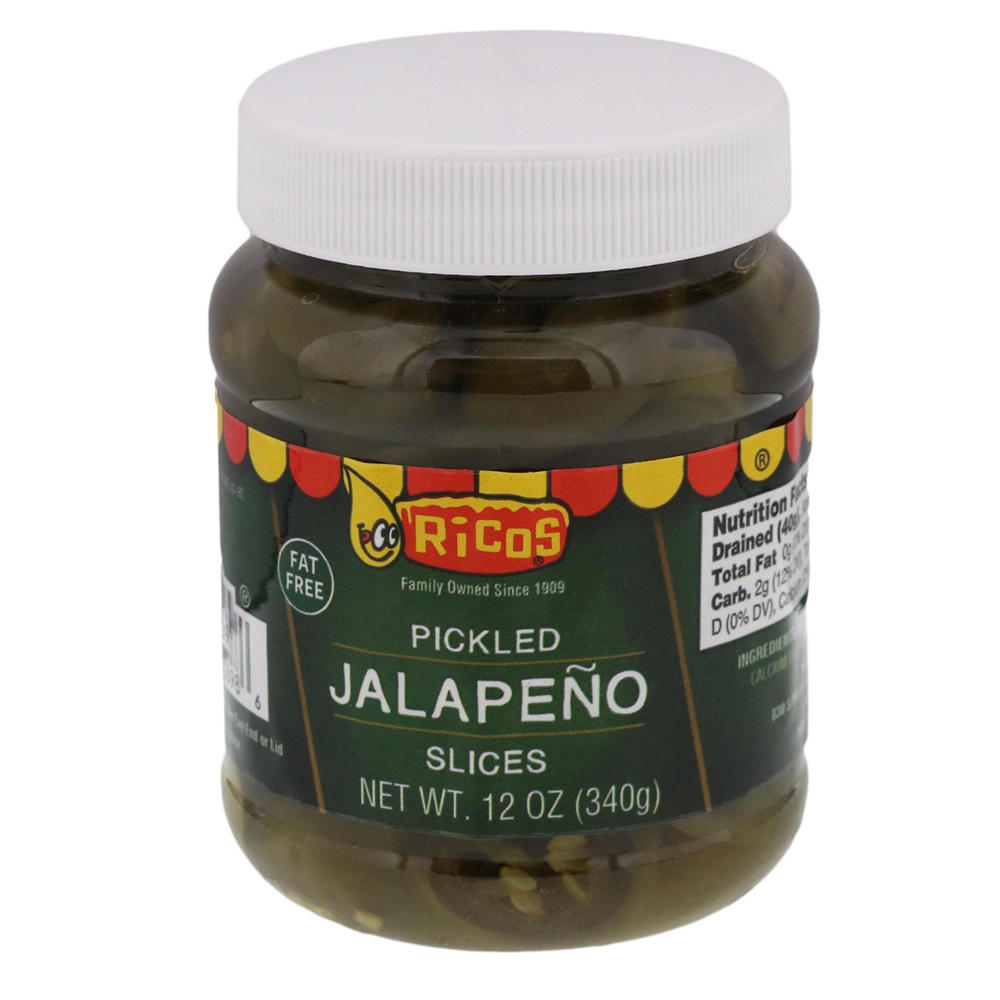 Ricos Pickled Jalapeno Slices, 12 oz